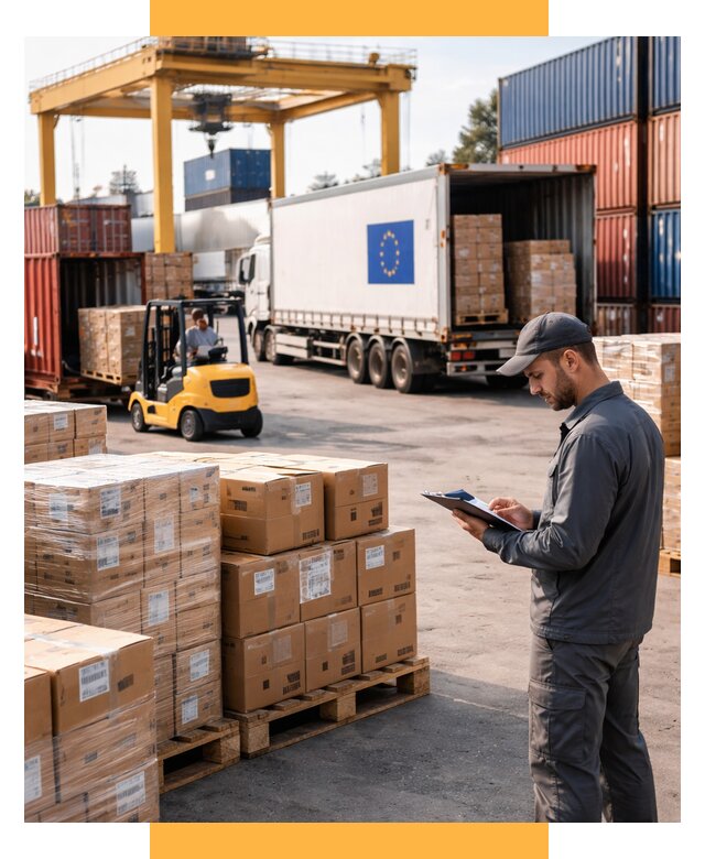 Доставка грузов из Европы от 12325 р., логистика СетСервис-Мнж