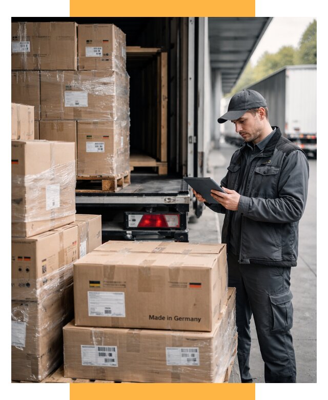 Доставка грузов из Германии от 46220 р. быстро - СетСервис-Мнж