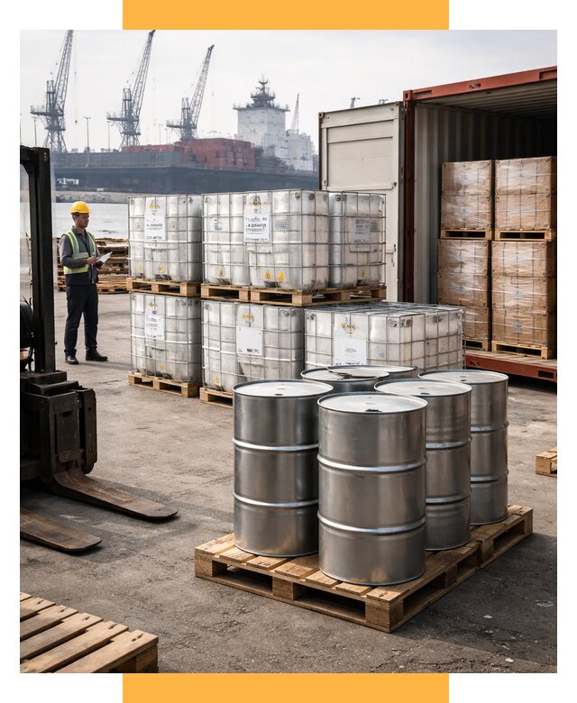 Доставка химического сырья из Индии от 256775 р. | СетСервис-Мнж