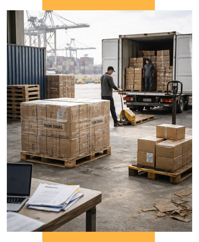 Доставка грузов из Израиля от 15407 р., логистика от СетСервис-Мнж