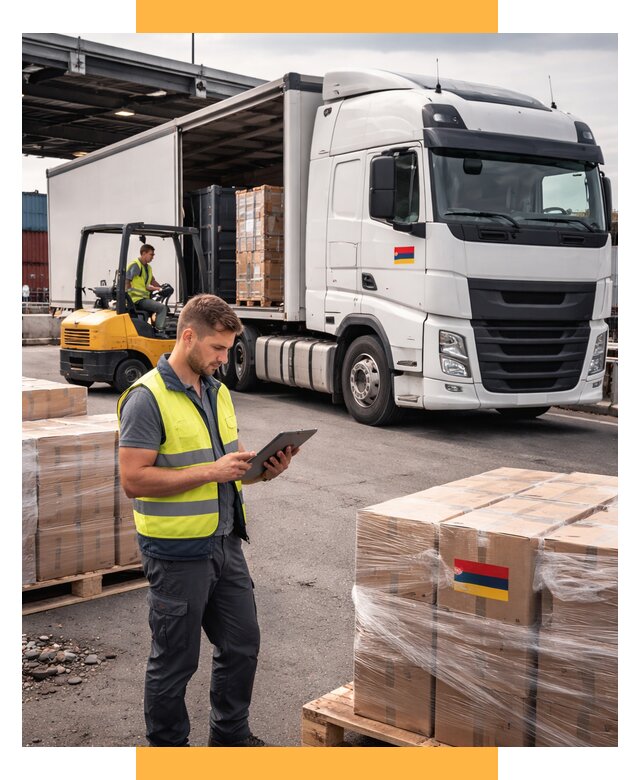 Автоперевозки из Армении от 97575 р. — услуги СетСервис-Мнж