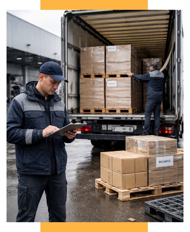 Доставка грузов из Беларуси от 15407 р. логистика СетСервис-Мнж