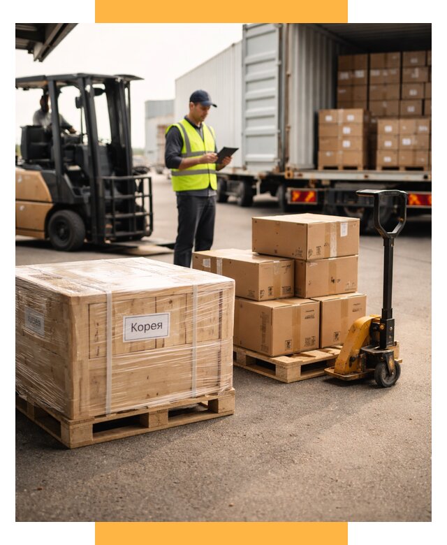 Доставка грузов в Корею из России от 35949 р. | СетСервис-Мнж