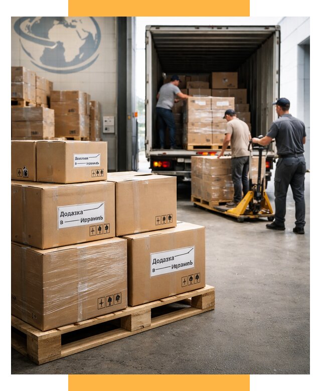 Доставка грузов в Израиль и экспорт от 46220 р. СетСервис-Мнж