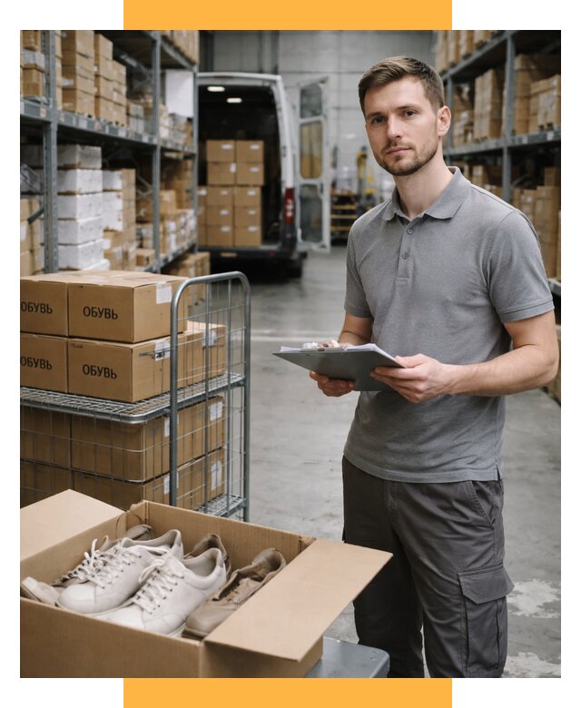 Доставка обуви из Китая и Турции от 4622 р. СетСервис-Мнж