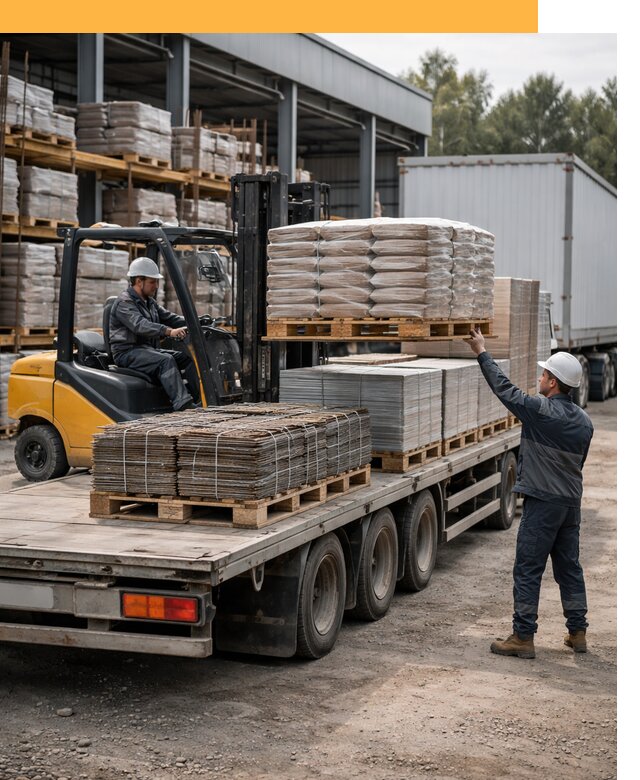 Перевозка строительных материалов по миру от 5649 руб