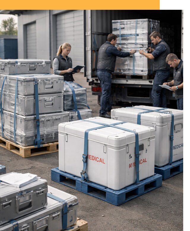 Перевозка медицинского оборудования по всему миру от 15407 руб