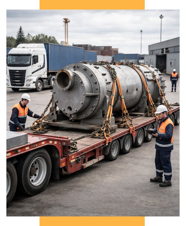 Перевозка тяжеловесных грузов под ключ от 154065 р. | СетСервис-Мнж