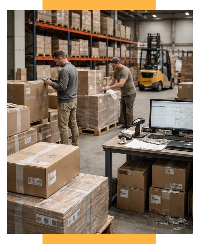 Склад консолидации в Европе от 6676 р., услуги СетСервис-Мнж