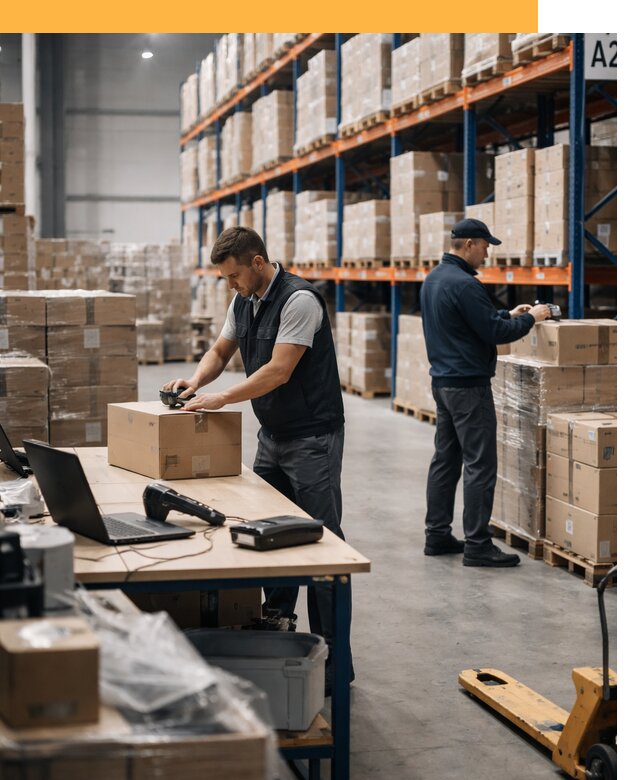 Склад консолидации в Европе: хранение, сортировка от 6676